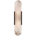 [VCC-KW 2013BZ-ALB-EU] Seinävalaisin Kelly Wearstler Melange Elongated, Bronze