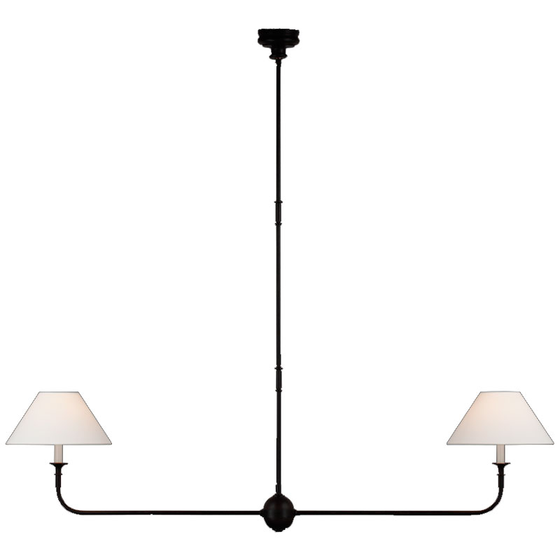 Kattovalaisin Piaf Large Two Light Linear, Iron