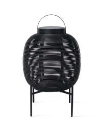 [VINCE-GI402M007S010] Aurinkokennolyhty Tika 59 cm, teräsjalka, musta