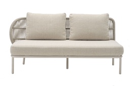 [VINCE-QG414M0101] Pehmusteet Kodo 2:n istuttava oikea moduulisohvaan,  Lime White Boucle