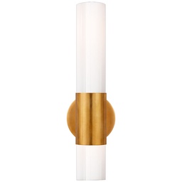 [VCC-ARN 2611HAB-WG-EU] Seinävalaisin Penz Medium Cylindrical Sconce, Brass