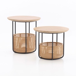 [VINCE-AC0021206] Sivupöytä Basket 37,5 cm korkea