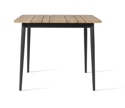 [VINCE-GT075W002] Ruokapöytä Leo 90 x 90 cm, tiikkikansi