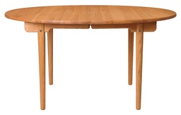 [CHS-CH337-020-102-2-FSC-70] Ovaali ruokapöytä CH337, 140 x 115 cm, öljytty tammi