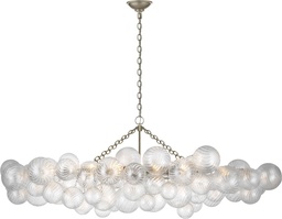 [VCC-JN 5117BSL-CG-EU] Kattokruunu Talia Large Linear Chandelier, Silver