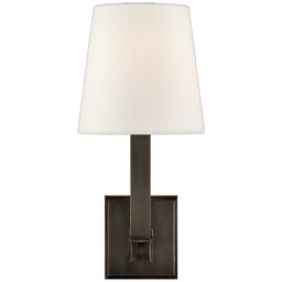 [VCC-SL 2819BZ-L-EU] Seinävalaisin Square Tube Single Sconce, Bronze