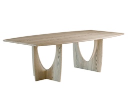 [K&K-F-LBAD3-240-120-20-2] Ruokapöytä Longboat 240 x 120 cm, saarni C20