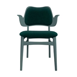 [WN-130-4025-2025-2320] Pehmustettu ruokapöydän tuoli Gesture, Dark Green, Baru