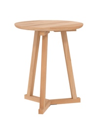 [ETHNI-50508---/A298] Sivupöytä Tripod 46 cm, tammi