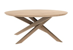[ETHNI-50542---/A1254] Pyöreä sohvapöytä Mikado 100 cm, tammi