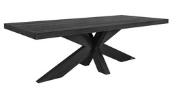 [ARTW-06-85519-/A1971] Ruokapöytä Hunter 240 x 110 cm, Black