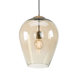 [ARTW-82-70302/H997] Kattovalaisin Infinity, Smoke Brown glass