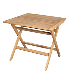 [CANE-50001T-/J1297] Taitettava ruokapöytä Flip 80 x 80 cm, tiikki