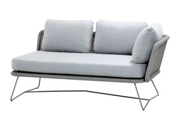 [CANE-5505-LISL/J1111] Sohvamoduuli Horizon 2:n istuttava vasen, vaalean harmaa