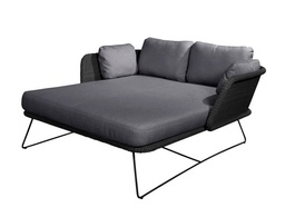 [CANE-5508-LSSG/J1115] Daybed Horizon, musta-harmaa