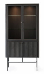 [K&K-VEG4DH-BM-142-UP/C2218] Vitriinikaappi Velvet 103 x 200 cm, saarni C14