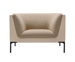 [BOS-E3554-0003-2S-ANI4-Heather2/I1155] Nojatuoli Slim, nahka/kangasverhoilu