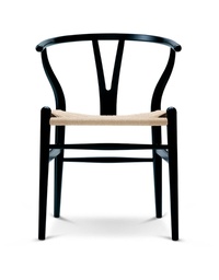[CHS-5714413823488/B2125] Tuoli Wishbone CH-24, beech, paper cord, soft black