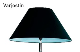 [OVE-CAP-LAM-7144--/H256] Pienen tripodin varjostin 25 cm, musta